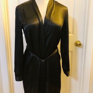 Gilligan & omalley satin robe sleepwear